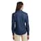 Port & Company® Long Sleeve Ladies Value Denim Shirt